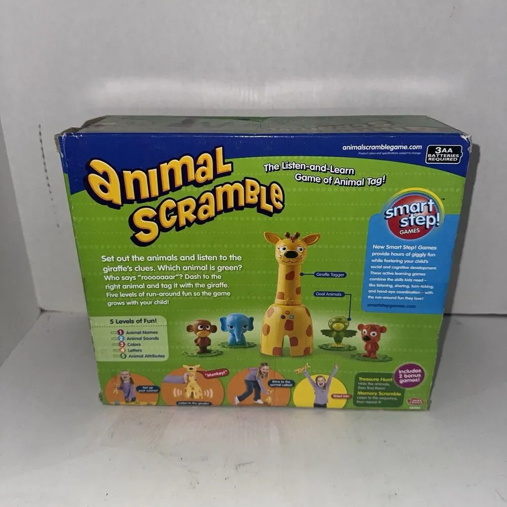 Wild Planet Animal Scramble Electronic Preschool Game 2007 NEW Open Box